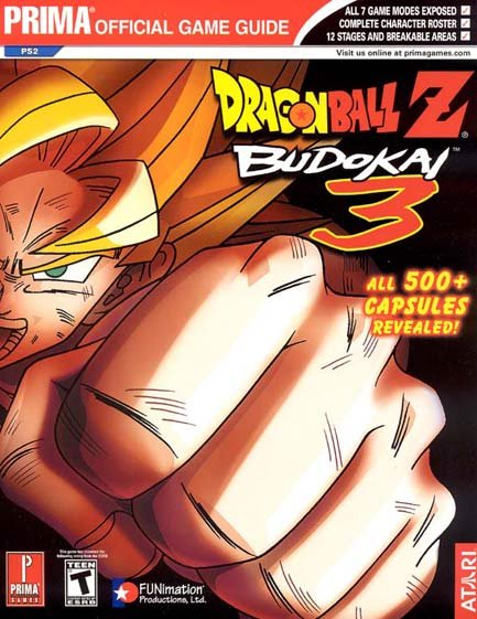 Dragon Ball Z Budokai 2 Official Strategy Guide Prima Games NO DVD