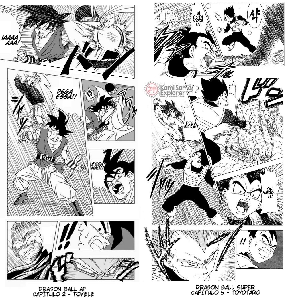 Goku, abraçando Goten, - Kami Sama Explorer - Dragon B